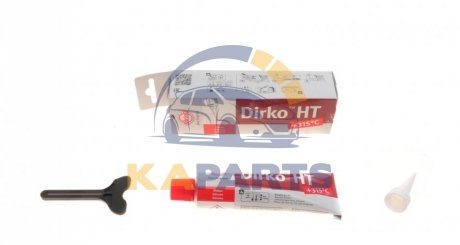 705.708 ELRING Герметик 70 ml Dirko HT (-60°C +315°C) червоний (аналог 705.707)