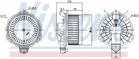 Вентилятор салону 87723