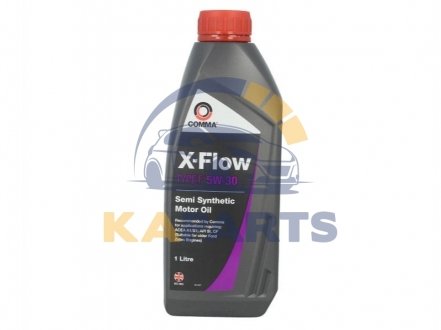 X-FLOW F 5W30 SEMI.1L COMMA Олива для двигуна