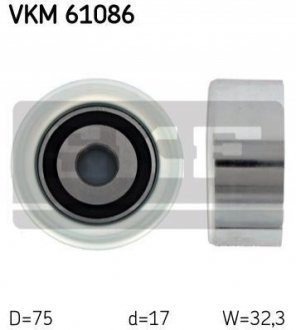 VKM 61086 SKF Ролик модуля натягувача ременя