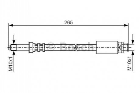 1 987 476 359 BOSCH Гальмівний шланг