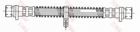 PHA531 TRW Гальмівний шланг