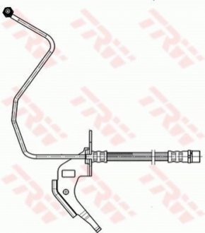 PHD564 TRW Шланг тормозной