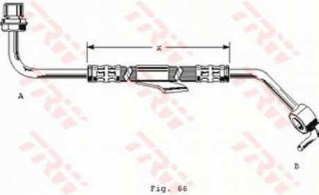PHD249 TRW Гальмівний шланг