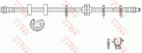 PHB274 TRW Тормозной шланг