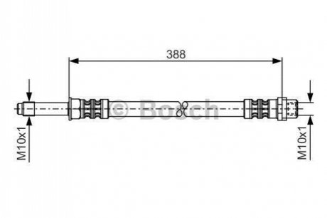 1 987 476 300 BOSCH Тормозной шланг