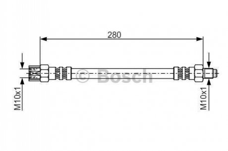 1 987 476 396 BOSCH Гальмівний шланг