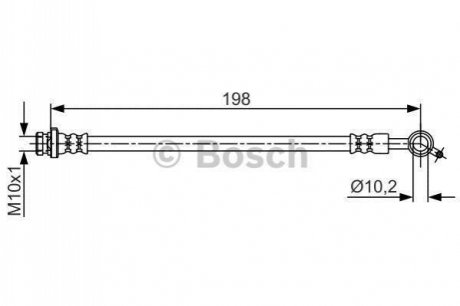 1 987 481 712 BOSCH Гальмівний шланг