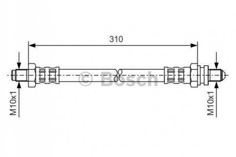 1 987 476 407 BOSCH Гальмівний шланг