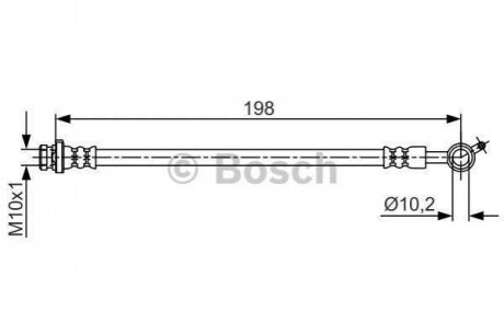 1 987 481 713 BOSCH Гальмівний шланг