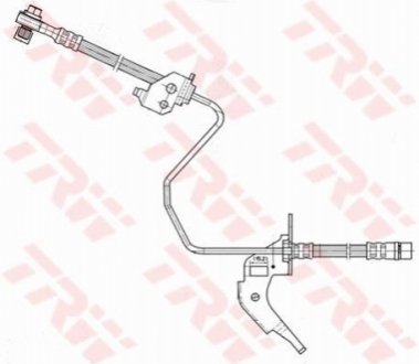 PHD566 TRW Шланг тормозной OPEL Astra/Combo/Meriva "RR "00-14