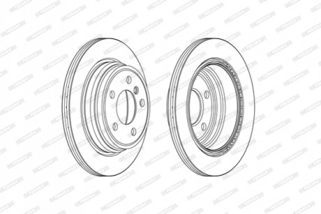 DDF2313C FERODO Тормозной диск