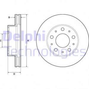 BG9180C Delphi Тормозной диск