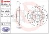 08.A540.1X BREMBO Гальмівний диск зад. Kuga I 08-/Mondeo IV 07-/Range Rover Evoque 11- (302x51mm) (фото 1)