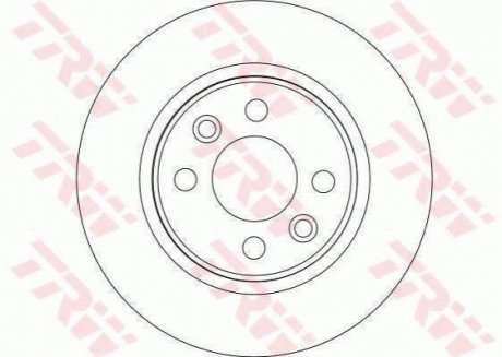 DF4381 TRW Диск тормозной