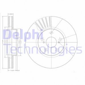 BG3189 Delphi Гальмівний диск