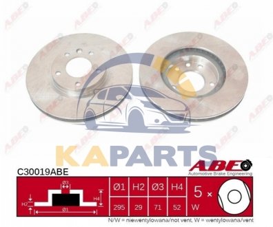 C30019ABE ABE Гальмівний диск