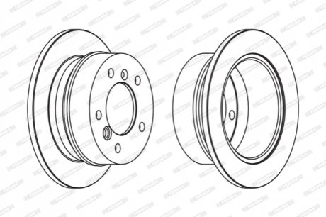 FCR230A FERODO Гальмівний диск