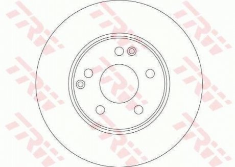 DF4180 TRW Диск тормозной
