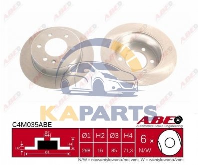 C4M035ABE ABE Гальмівний диск