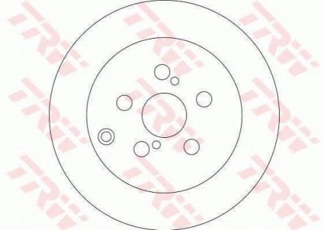 DF4417 TRW Гальмівний диск