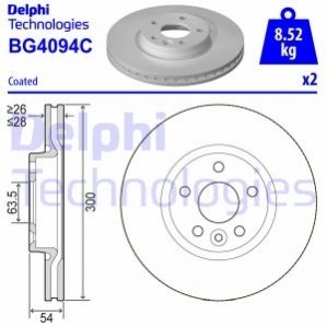 BG4094C Delphi Гальмівний диск