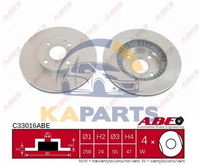 C33016ABE ABE Гальмівний диск