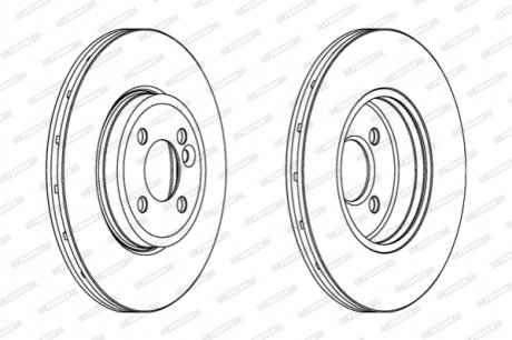 DDF1711C FERODO Гальмівний диск
