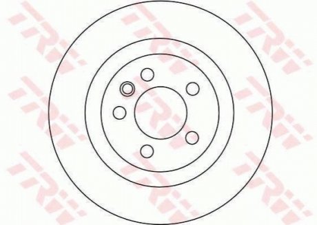 DF4343S TRW Гальмівний диск