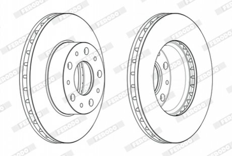 DDF2659 FERODO Гальмівний диск