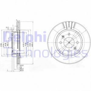 BG3934 Delphi Гальмівний диск