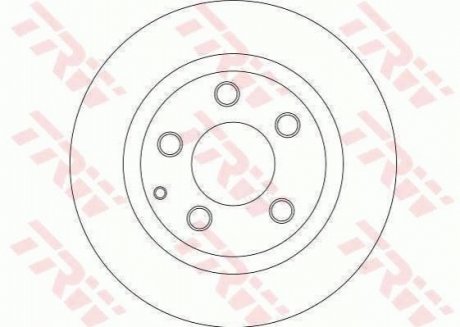 DF4442 TRW Гальмівний диск