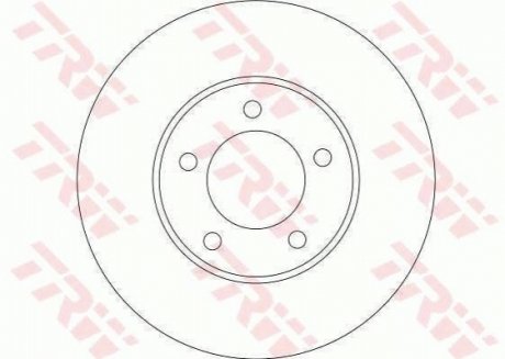 DF4384 TRW Тормозной диск