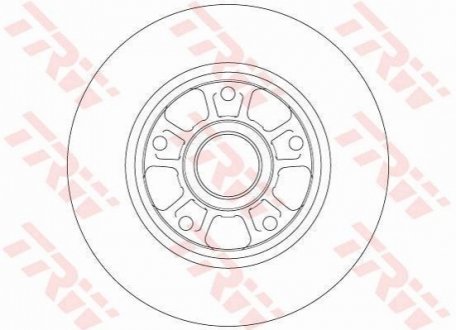 DF6182 TRW Тормозной диск