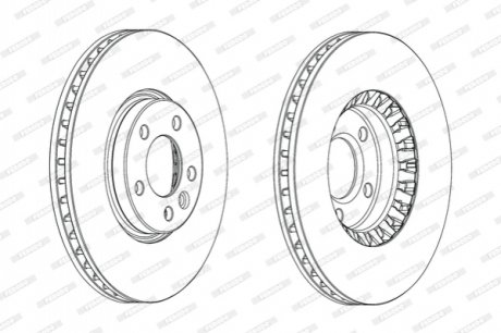 DDF2182C-1 FERODO Гальмівний диск