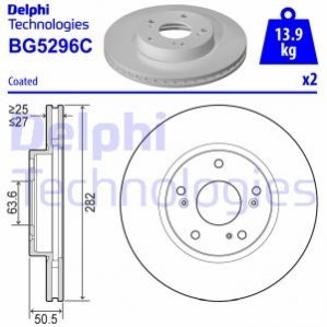 BG5296C Delphi Гальмівний диск