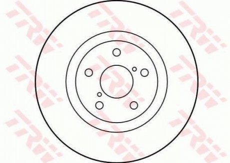 DF1437 TRW Тормозной диск