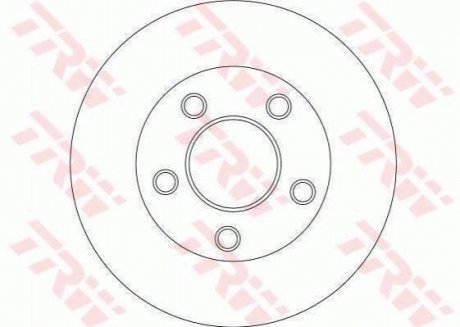 DF4273S TRW Диск тормозной