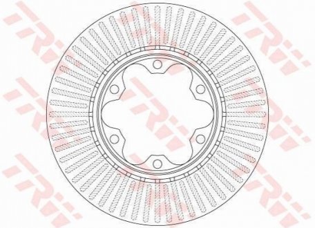 DF6481 TRW Диск тормозной