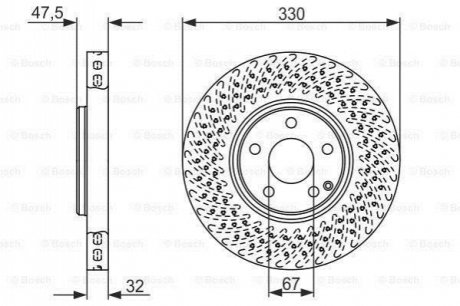 0 986 479 334 BOSCH Диск тормозной