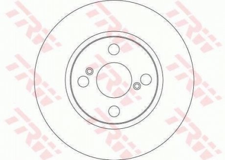 DF4403 TRW Гальмівний диск TRW