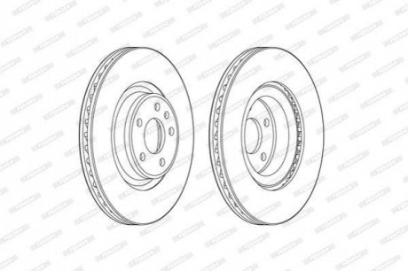 DDF2597C-1 FERODO Тормозной диск