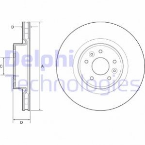 BG9232C Delphi Гальмівний диск
