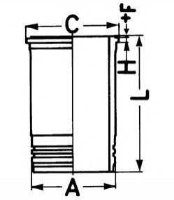 89 903 110 KOLBENSCHMIDT Гільза циліндра