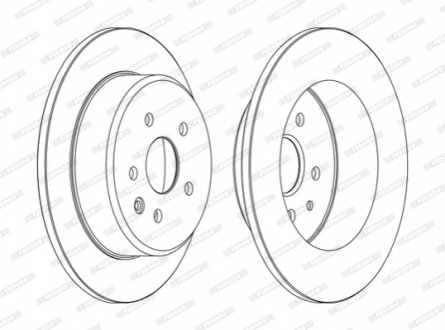 DDF1499C FERODO Гальмівний диск