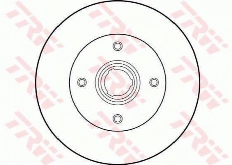 DF1529 TRW Гальмівний диск
