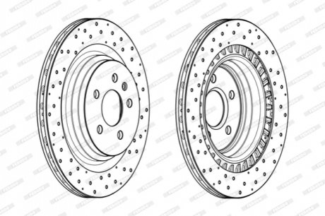 DDF2205C FERODO Гальмівний диск