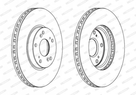 DDF1775C FERODO Гальмівний диск