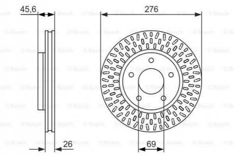 0 986 479 783 BOSCH Тормозной диск