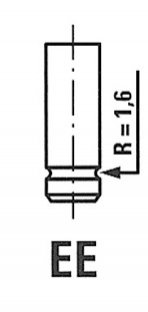 6306/RCR FRECCIA Клапан впускний